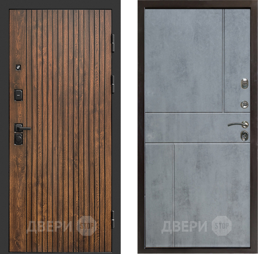 Входная металлическая Дверь Престиж Tvist Горизонт Бетон темный в Ивантеевке