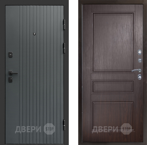 Входная металлическая Дверь Престиж Tvist Grey Классика Венге в Ивантеевке
