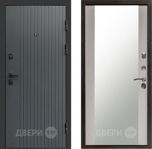 Дверь Престиж Tvist Grey Зеркало Лиственница белая в Ивантеевке