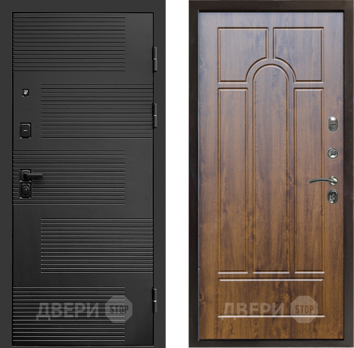 Входная металлическая Дверь Престиж Favorit Арка Дуб в Ивантеевке