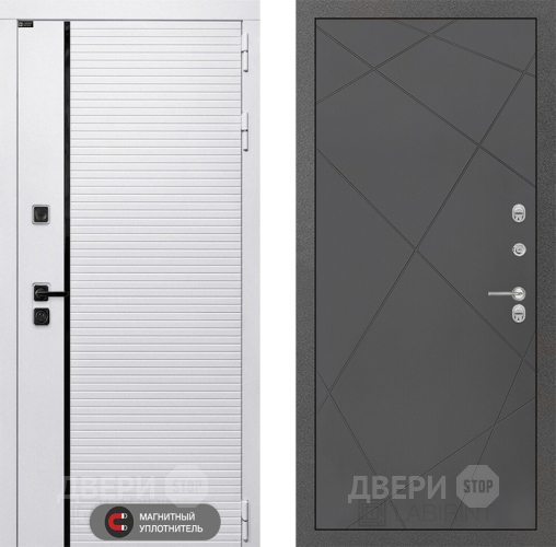 Дверь Лабиринт (LABIRINT) Royal 24 Графит софт в Ивантеевке