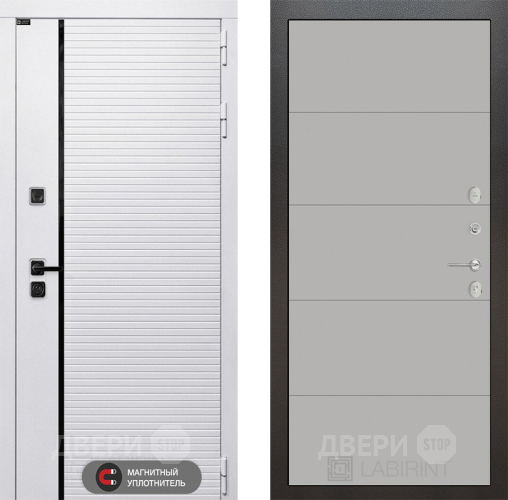 Дверь Лабиринт (LABIRINT) Royal 13 Грей софт в Ивантеевке