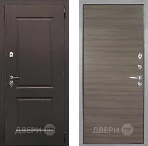 Входная металлическая Дверь Интекрон (INTECRON) Кампо Гладкая Дуб тоскано поперечный в Ивантеевке