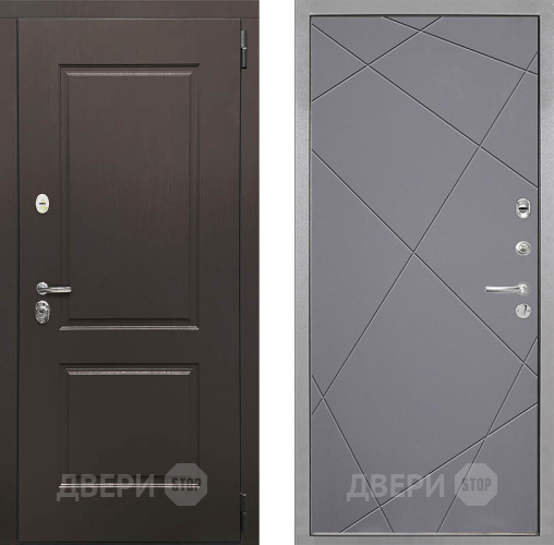 Входная металлическая Дверь Интекрон (INTECRON) Кампо Лучи-М Графит софт в Ивантеевке