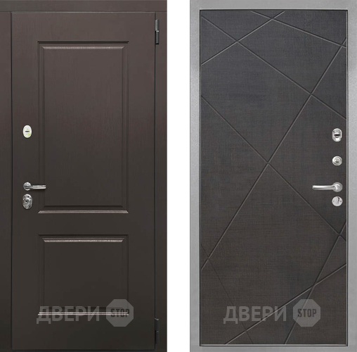 Входная металлическая Дверь Интекрон (INTECRON) Кампо Лучи-М Венге распил кофе в Ивантеевке