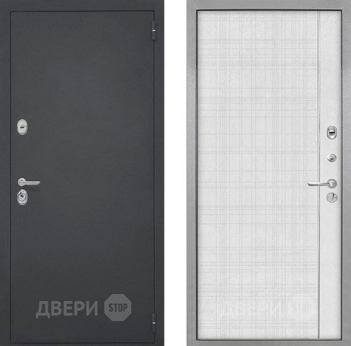 Входная металлическая Дверь Интекрон (INTECRON) Гектор В-07 с молдингом Лофт белый в Ивантеевке