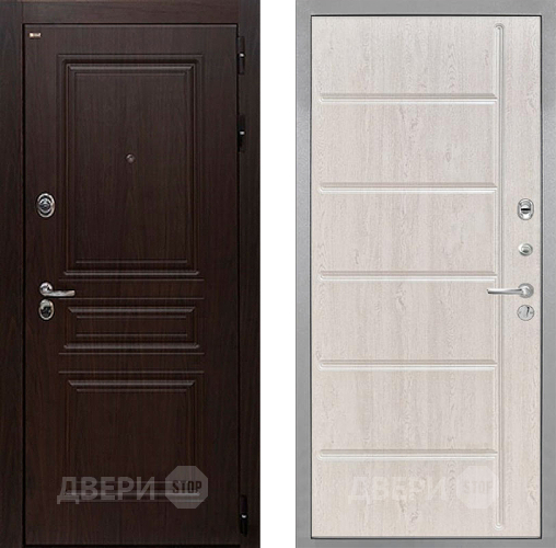 Дверь Интекрон (INTECRON) Брайтон Тиковое Дерево ФЛ-102 Сосна белая в Ивантеевке