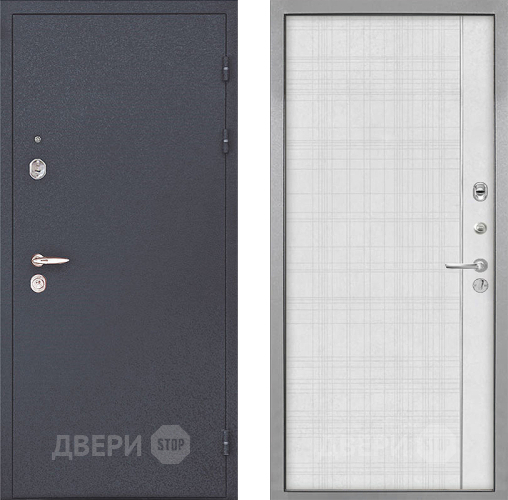 Входная металлическая Дверь Интекрон (INTECRON) Колизей В-07 с молдингом Лофт белый в Ивантеевке
