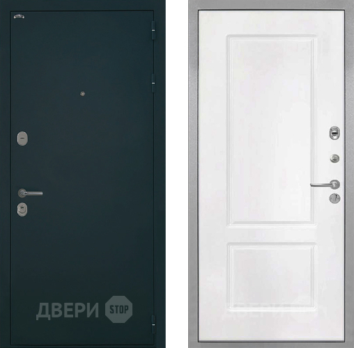 Входная металлическая Дверь Интекрон (INTECRON) Греция КВ-2 Белый матовый в Ивантеевке