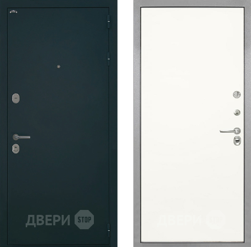 Входная металлическая Дверь Интекрон (INTECRON) Греция Гладкая Слоновая кость в Ивантеевке