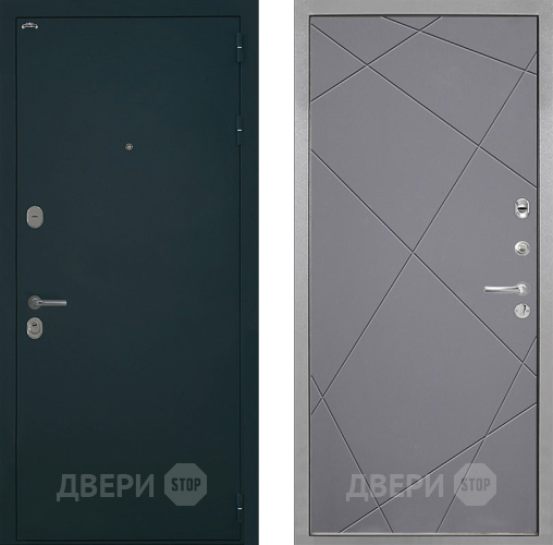 Входная металлическая Дверь Интекрон (INTECRON) Греция Лучи-М Графит софт в Ивантеевке