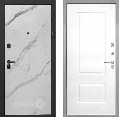 Дверь Интекрон (INTECRON) Профит Black Мрамор Арктик Альба Роял Вуд белый в Ивантеевке