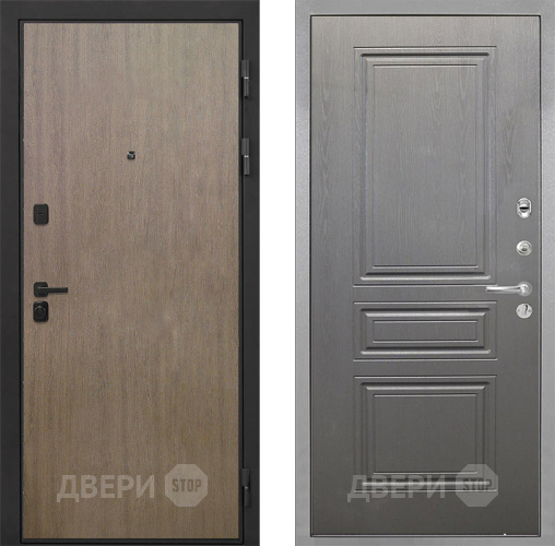 Входная металлическая Дверь Интекрон (INTECRON) Профит Black Венге Коричневый ФЛ-243 Графит вуд дуб в Ивантеевке