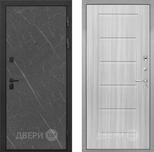 Входная металлическая Дверь Интекрон (INTECRON) Профит Black Гранит Лава Оникс ФЛ-39 Сандал белый в Ивантеевке