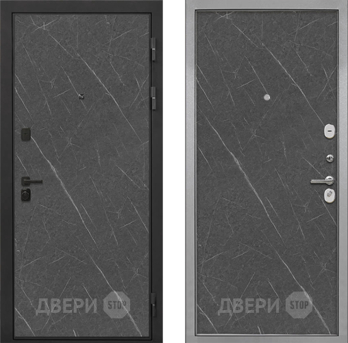 Входная металлическая Дверь Интекрон (INTECRON) Профит Black Гранит Лава Оникс Гладкая Гранит лава оникс в Ивантеевке