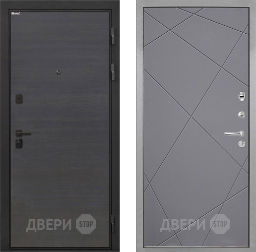 Входная металлическая Дверь Интекрон (INTECRON) Профит Black Эковенге Лучи-М Графит софт в Ивантеевке