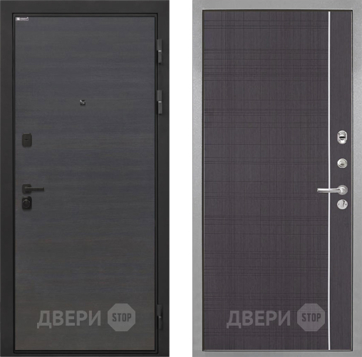 Входная металлическая Дверь Интекрон (INTECRON) Профит Black Эковенге В-07 с молдингом Венге в Ивантеевке