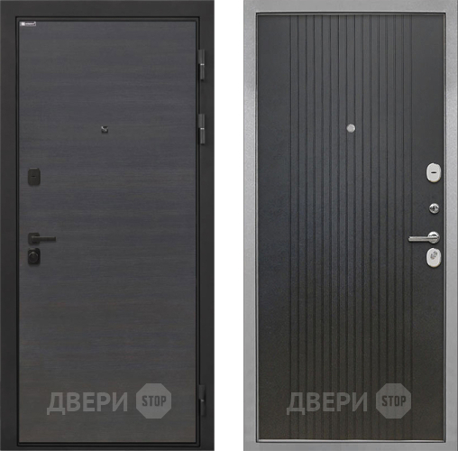 Входная металлическая Дверь Интекрон (INTECRON) Профит Black Эковенге ФЛ-295 Лофт черный в Ивантеевке