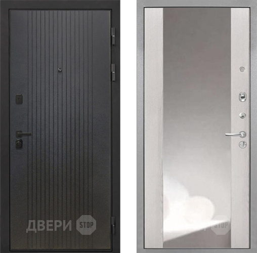 Дверь Интекрон (INTECRON) Профит Black ФЛ-295 ФЛЗ-516 Зеркало Сосна белая в Ивантеевке