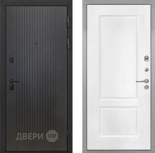 Входная металлическая Дверь Интекрон (INTECRON) Профит Black ФЛ-295 КВ-2 Белый матовый в Ивантеевке