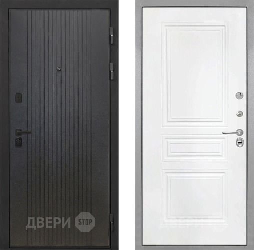 Входная металлическая Дверь Интекрон (INTECRON) Профит Black ФЛ-295 ФЛ-243 Белый матовый в Ивантеевке
