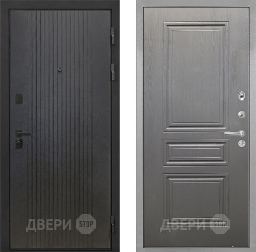 Входная металлическая Дверь Интекрон (INTECRON) Профит Black ФЛ-295 ФЛ-243 Графит вуд дуб в Ивантеевке
