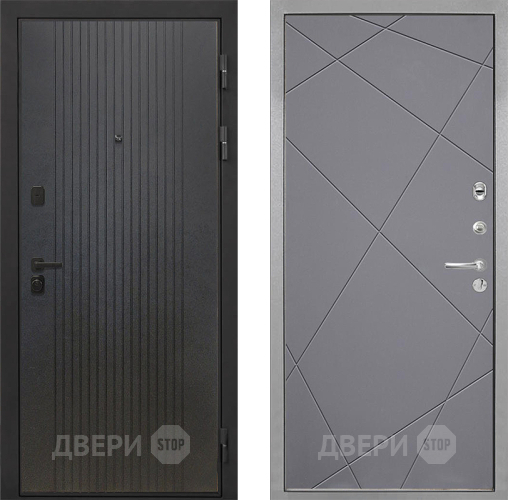 Входная металлическая Дверь Интекрон (INTECRON) Профит Black ФЛ-295 Лучи-М Графит софт в Ивантеевке