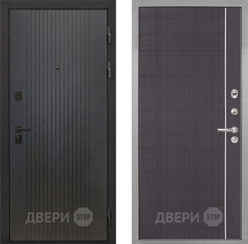 Входная металлическая Дверь Интекрон (INTECRON) Профит Black ФЛ-295 В-07 с молдингом Венге в Ивантеевке