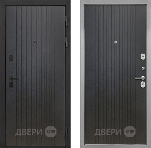 Входная металлическая Дверь Интекрон (INTECRON) Профит Black ФЛ-295 ФЛ-295 Лофт черный в Ивантеевке