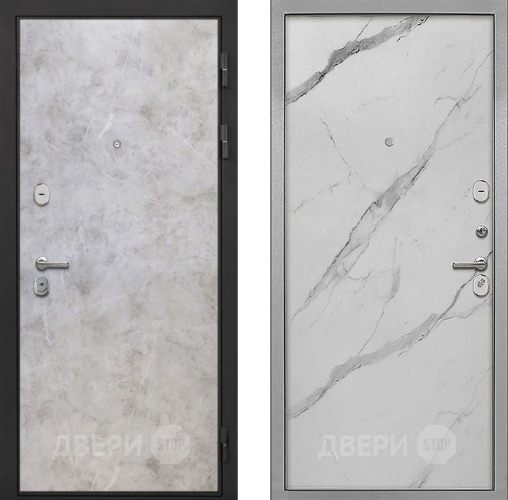 Входная металлическая Дверь Интекрон (INTECRON) Гектор Мрамор Светлый Гладкая Мрамор натуральный арктик в Ивантеевке