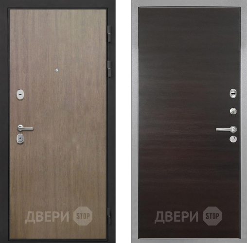 Входная металлическая Дверь Интекрон (INTECRON) Гектор Венге Коричневый Гладкая Эковенге поперечный в Ивантеевке