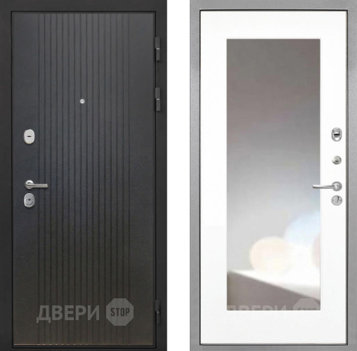 Дверь Интекрон (INTECRON) Гектор ФЛ-295 ФЛЗ-120-М Зеркало Белый матовый в Ивантеевке