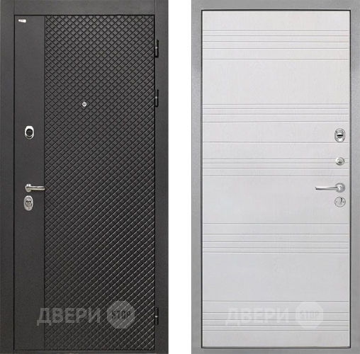 Входная металлическая Дверь Интекрон (INTECRON) Олимпия Black 4К ФЛ-316 Белый ясень в Ивантеевке