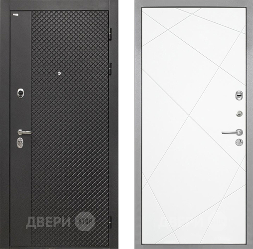 Входная металлическая Дверь Интекрон (INTECRON) Олимпия Black 4К Лучи-М Софт милк в Ивантеевке