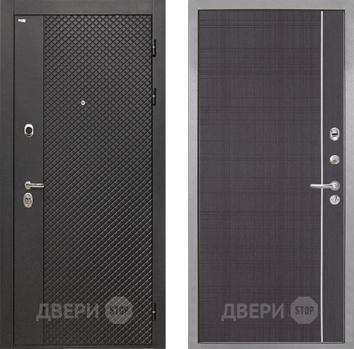 Входная металлическая Дверь Интекрон (INTECRON) Олимпия Black 4К В-07 с молдингом Венге в Ивантеевке