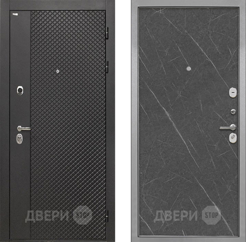 Дверь Интекрон (INTECRON) Олимпия Black 4К Гладкая Гранит лава оникс в Ивантеевке