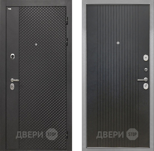 Входная металлическая Дверь Интекрон (INTECRON) Олимпия Black 4К ФЛ-295 Лофт черный в Ивантеевке