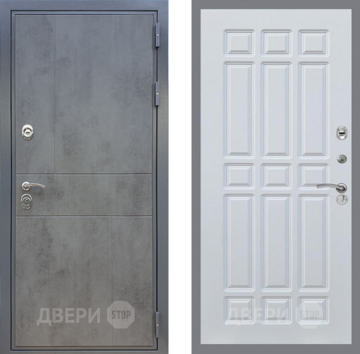 Дверь Рекс (REX) ФЛ-290 FL-33 Белый ясень в Ивантеевке