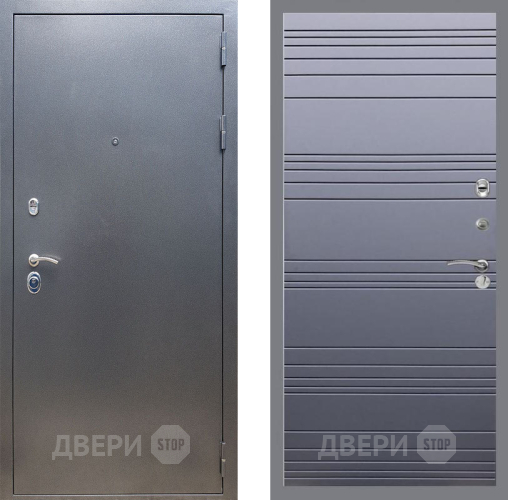 Дверь Рекс (REX) 11 Line Силк титан в Ивантеевке