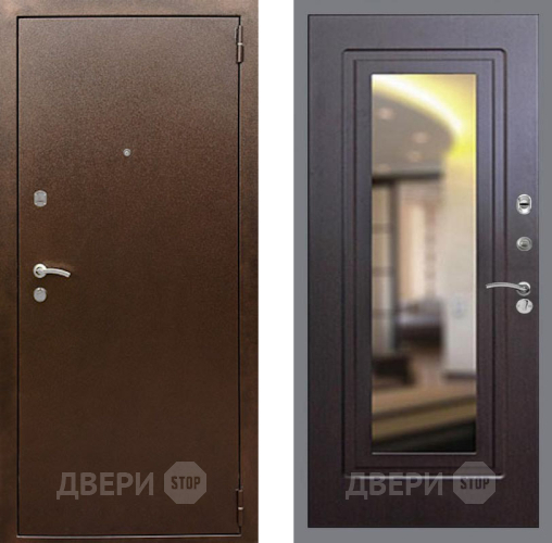 Дверь Рекс (REX) 1А Медный Антик FLZ-120 Венге в Ивантеевке