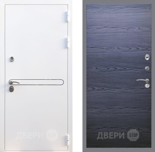 Дверь Рекс (REX) 27 GL Дуб тангенальный черный в Ивантеевке