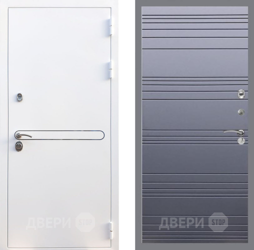 Дверь Рекс (REX) 27 Line Силк титан в Ивантеевке