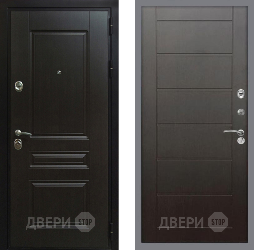 Входная металлическая Дверь Рекс (REX) Премиум-Н Сити Венге в Ивантеевке
