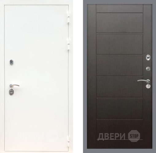 Дверь Рекс (REX) 5 Белая Шагрень Сити Венге в Ивантеевке