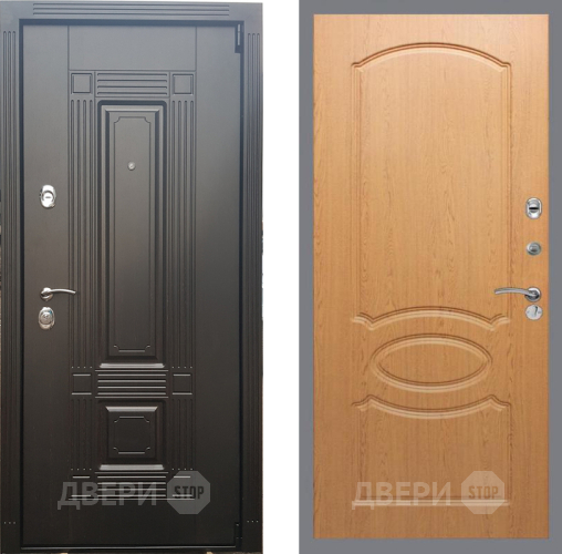 Входная металлическая Дверь Рекс (REX) 9 FL-128 Дуб в Ивантеевке