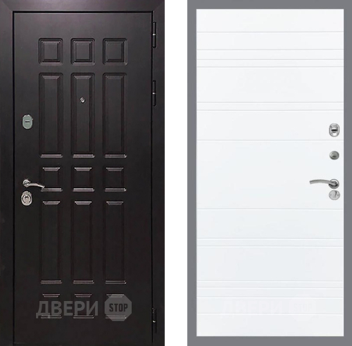 Дверь Рекс (REX) 8 Line Силк Сноу в Ивантеевке