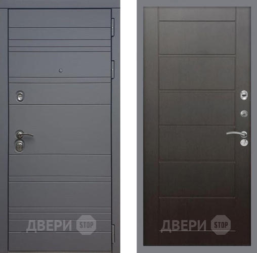 Дверь Рекс (REX) 14 силк титан Сити Венге в Ивантеевке
