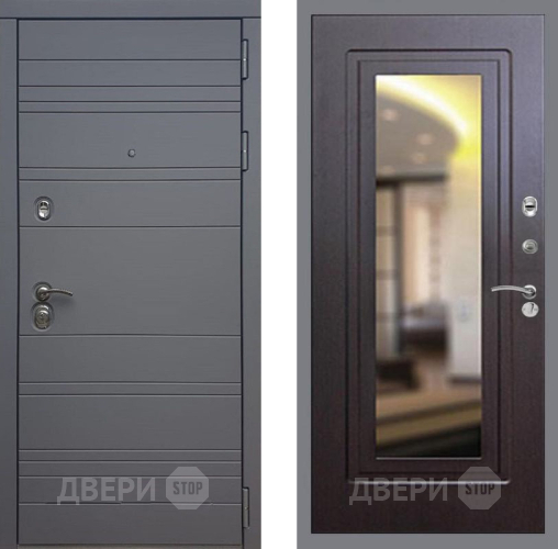 Дверь Рекс (REX) 14 силк титан FLZ-120 Венге в Ивантеевке
