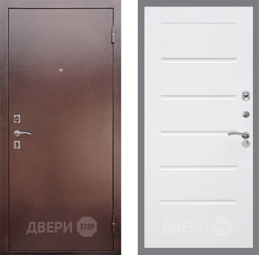 Входная металлическая Дверь Рекс (REX) 1 Сити Белый ясень в Ивантеевке