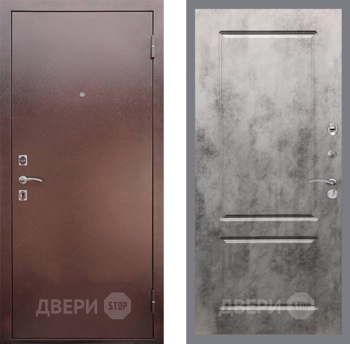 Входная металлическая Дверь Рекс (REX) 1 FL-117 Бетон темный в Ивантеевке